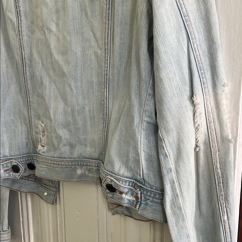 Distressed Denim Jacket - Picture 8 of 8